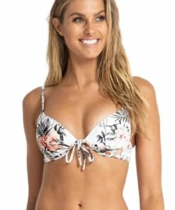 Sunseeker Birds Of Tokyo Moulded Push Up Bra White