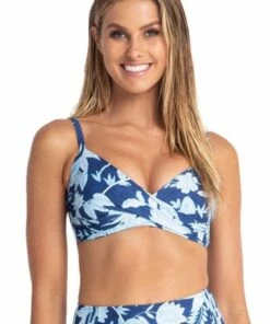 Sunseeker Malolo Twist Front Bralette Arctic