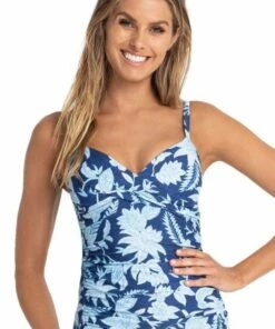 Sunseeker Malolo Twist Front Tankini Separate Arctic