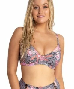 Sunseeker Tiki DD/E Cup Underwire Bra Black