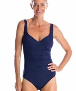 Togs Swimwear Togs Moulded Underwire One Piece Navy