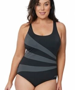 Zoggs Sandon Scoopback One Piece Black