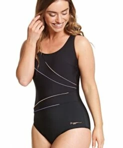 Zoggs Macmasters Scoopback One Piece Black