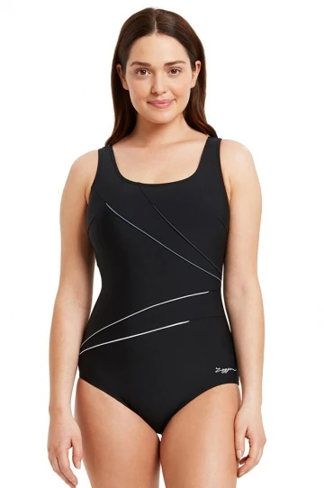 Zoggs Macmasters Scoopback One Piece Black 3 Zoggs Macmasters Scoopback One Piece Black - Image 3