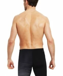 Zoggs Mens Eden Mid Jammer Black -Cheap Swimweargalore Store zog462918eden.001 zoggs mens eden mid jammer2